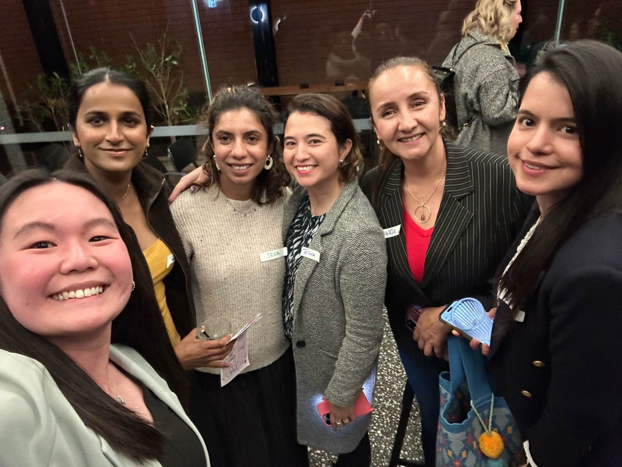 A selfie photo between Kim and her participant's event