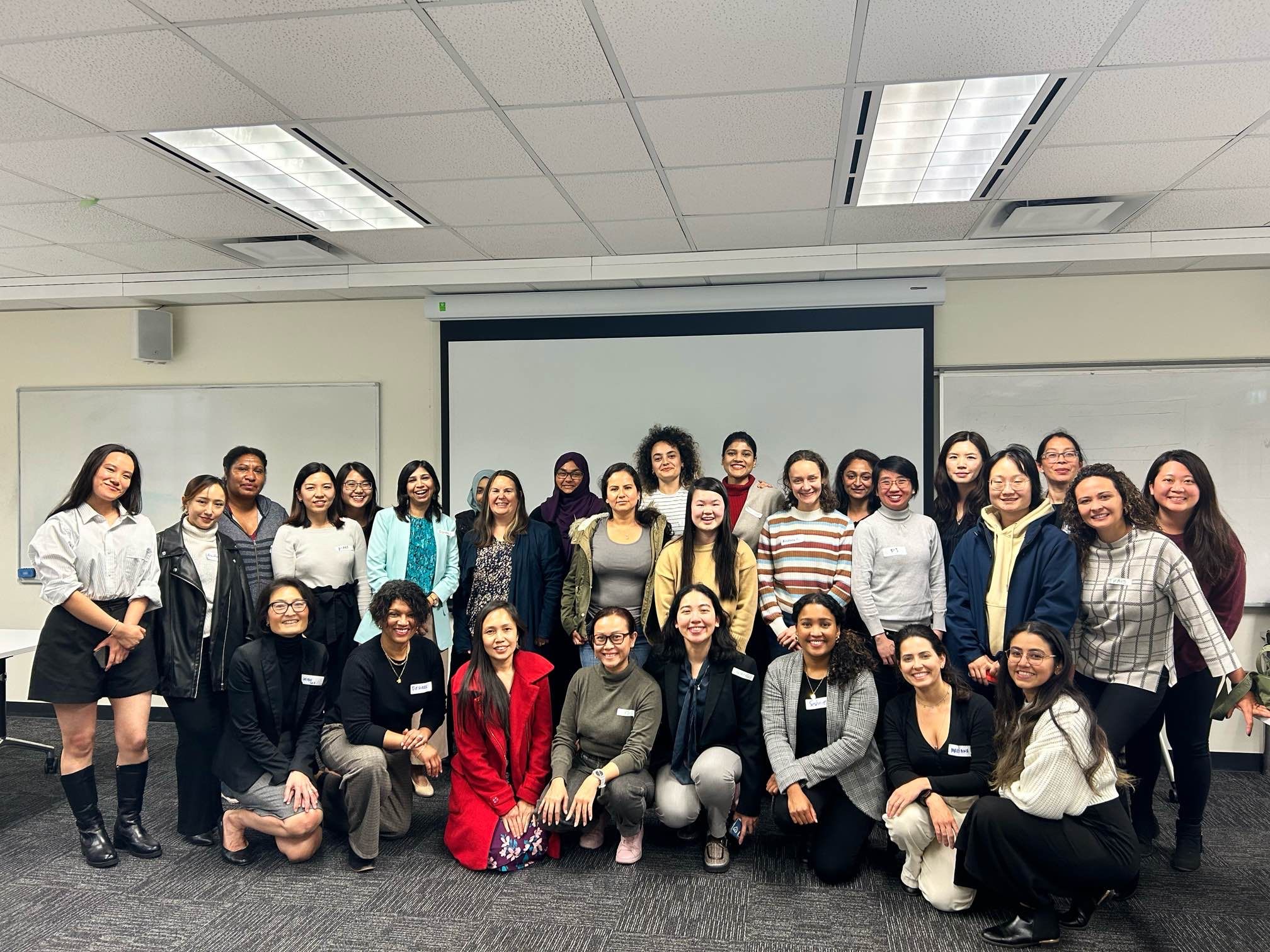 A group of women that joined the MWP's events