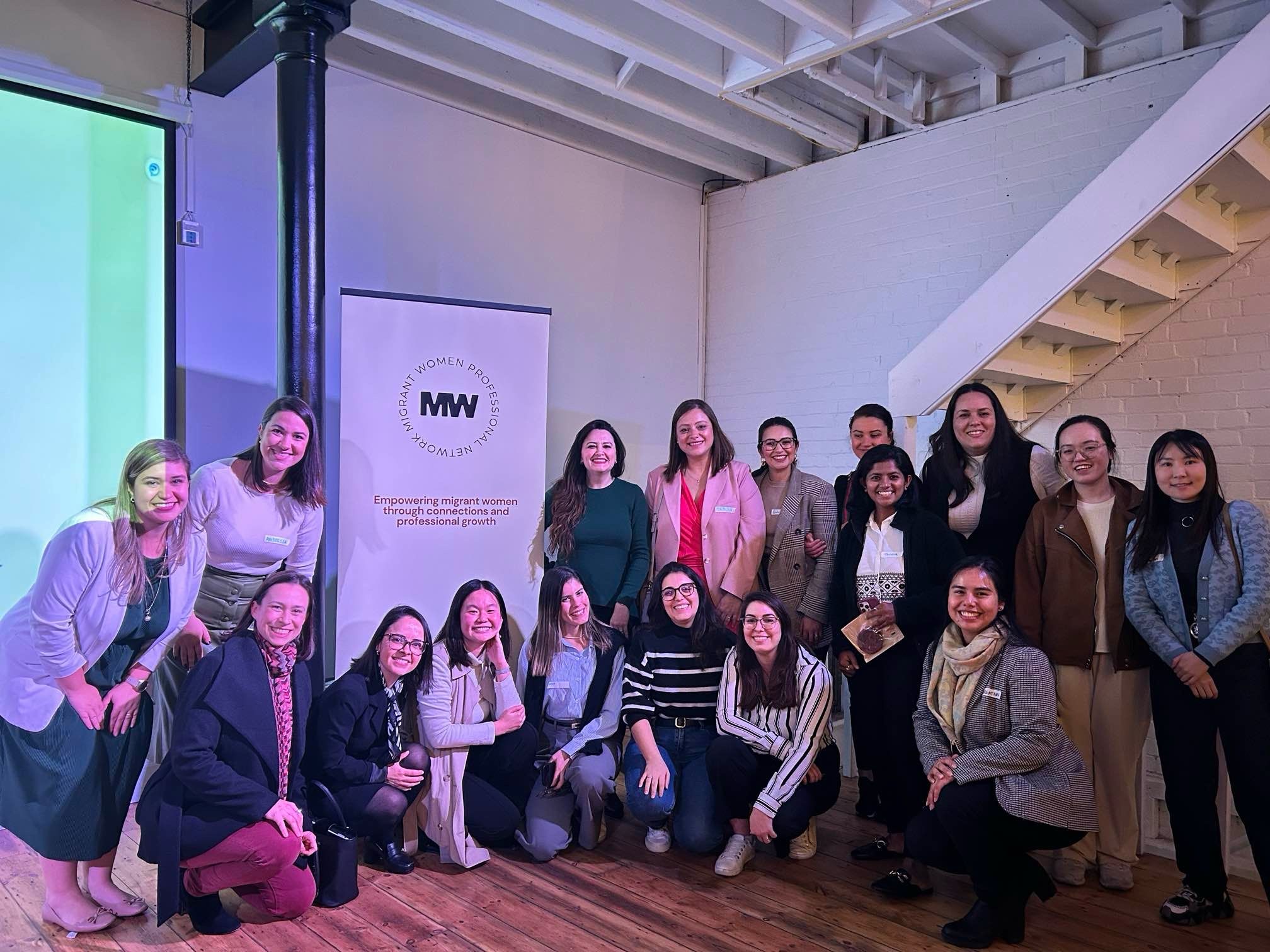 A group of women that joined the MWP's events